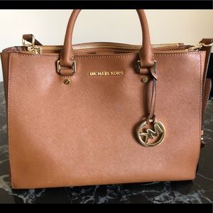 ✨Michael Kors Camel Satchel✨